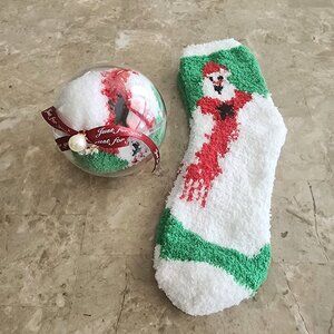 Women's "Just For You" Fluffy Christmas Socks